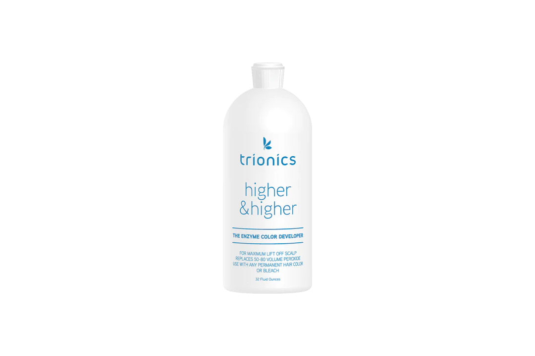 Bottle of Trionics Higher & Higher Enzyme Developer 32oz