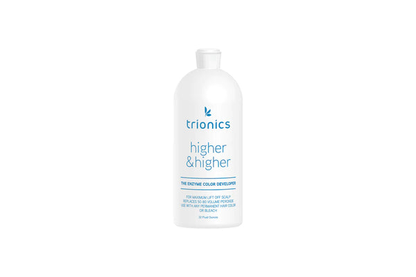 Bottle of Trionics Higher & Higher Enzyme Developer 32oz
