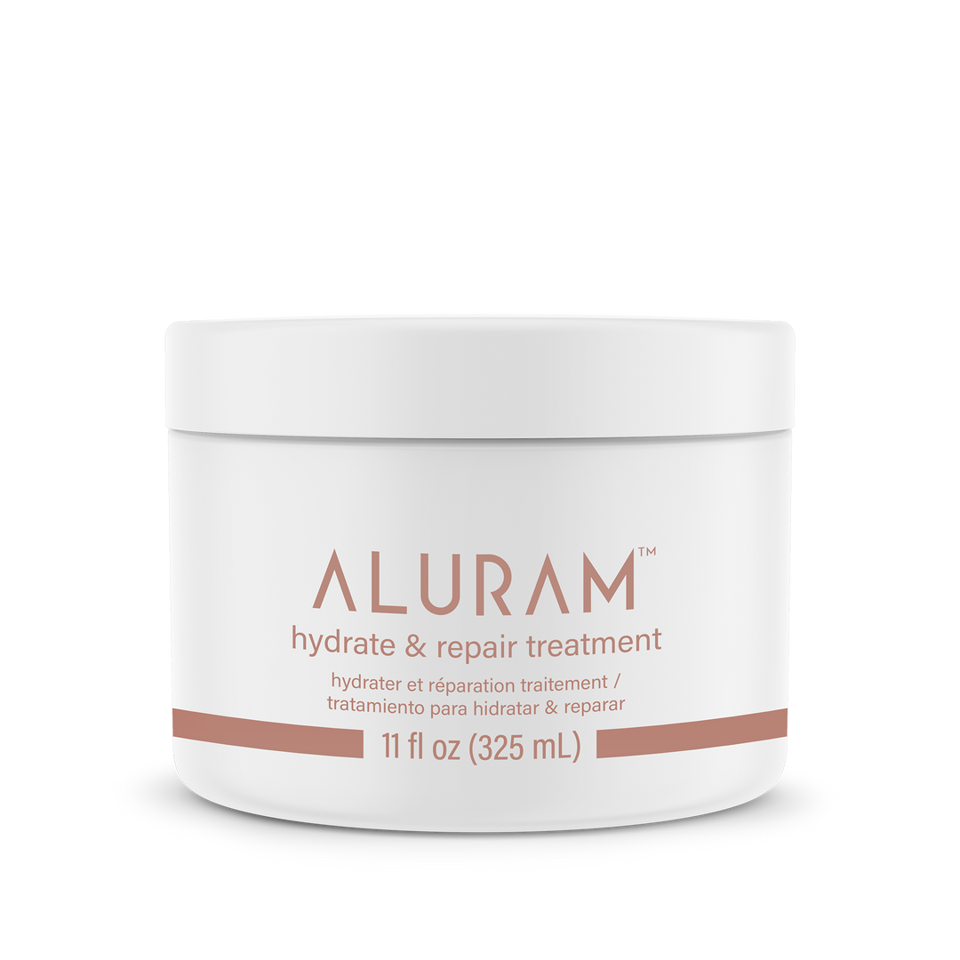 Bottle of Aluram Hydrate & Repair Treatment 11oz