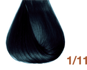 Bottle of BBCOS  Innovations Hair Color 1/11 Blue Black