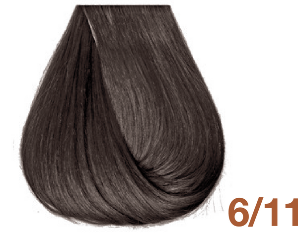 Bottle of BBCOS  Innovations Hair Color 6/11 Intense Ash Dark Blonde
