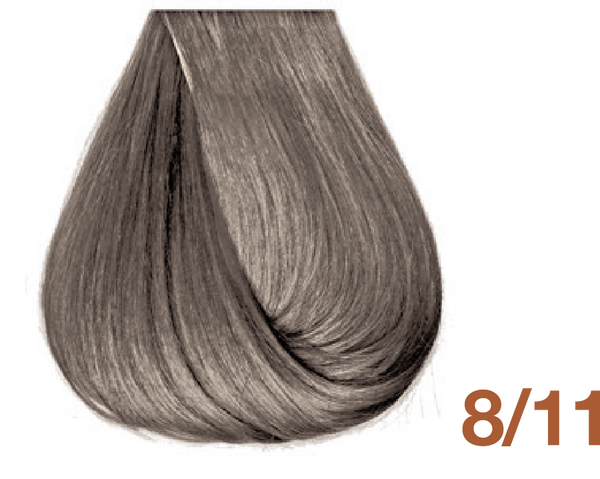 Bottle of BBCOS  Innovations Hair Color 8/11 Intense Ash Light Blonde