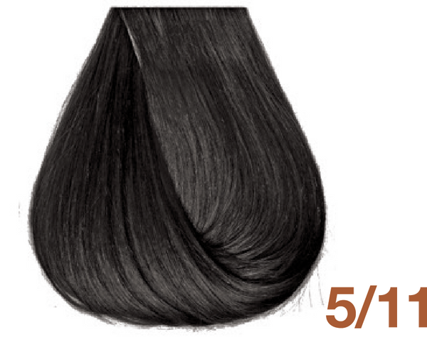 Bottle of BBCOS  Innovations Hair Color 5/11 Intense Ash Light Brown