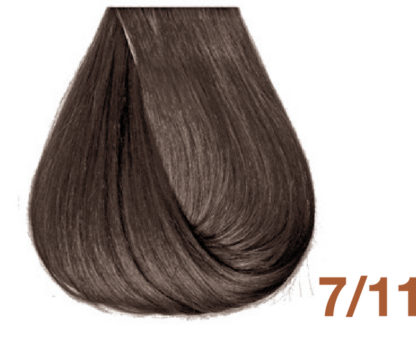 Bottle of BBCOS  Innovations Hair Color 7/11 Intense Ash Natural Blonde