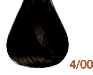 Bottle of BBCOS  Innovations Hair Color 4/00 Intense Natural Brown