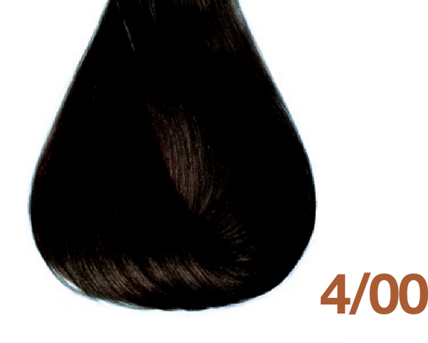 Bottle of BBCOS  Innovations Hair Color 4/00 Intense Natural Brown