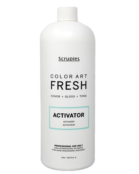 Bottle of Scruples Color Art Fresh Activator 16oz
