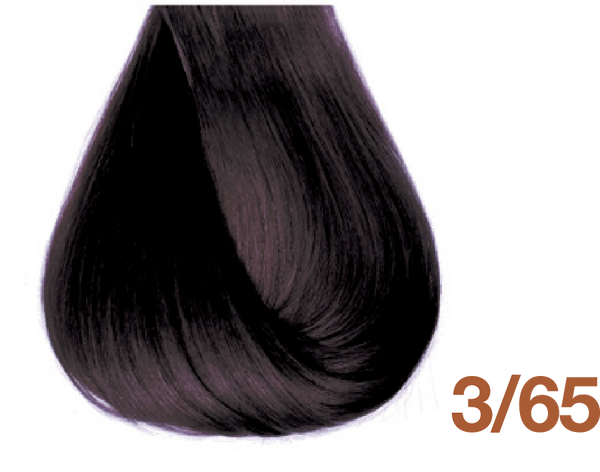 Bottle of BBCOS  Innovations Hair Color 3/65 Mahogany Red Dark Brown