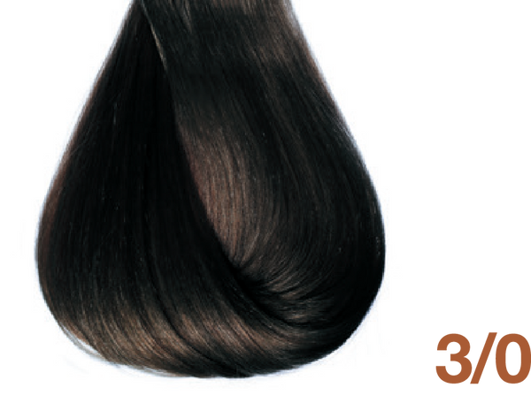 Bottle of BBCOS  Innovations Hair Color 3/0 Dark Brown