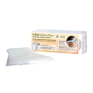 Bottle of Nufree Epilating Strips 200ct