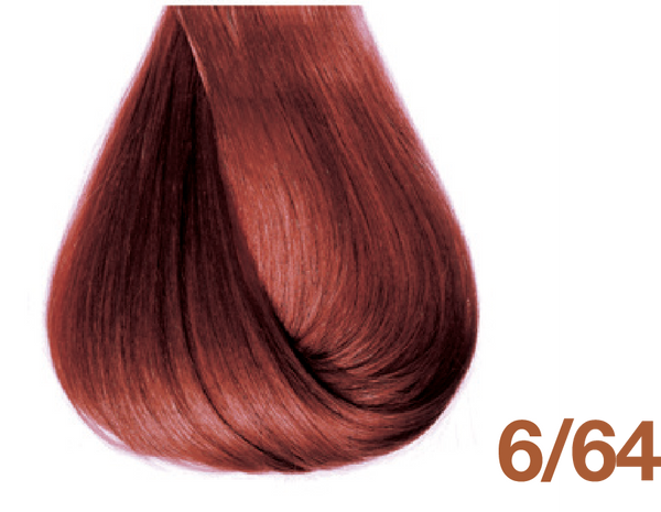 Bottle of BBCOS  Innovations Hair Color 6/64 Copper Red Dark Blonde
