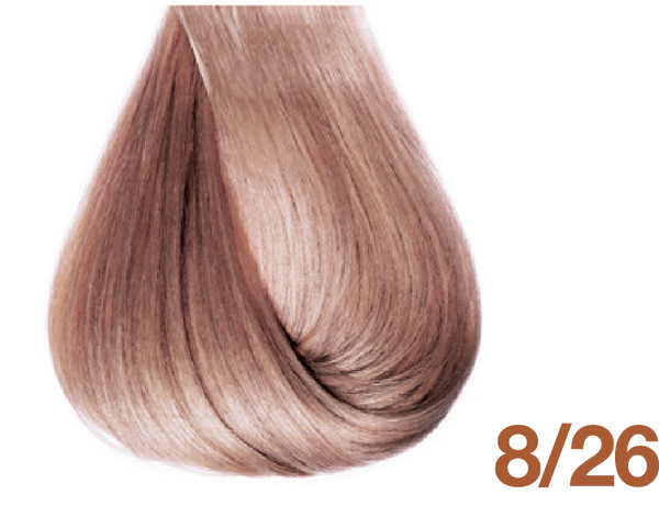 Bottle of BBCOS  Innovations Hair Color 8/26 Rosy Light Blonde