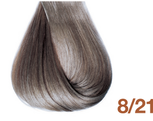 Bottle of BBCOS  Innovations Hair Color 8/21 Light Violet Ash Blonde