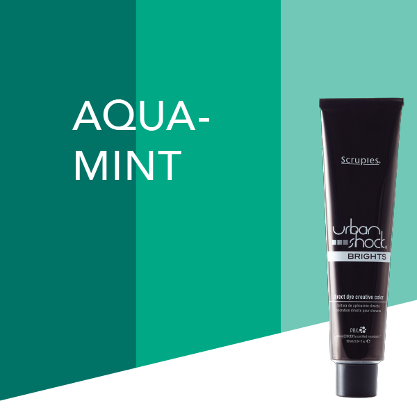 Bottle of Scruples Urban Shock Brights Aqua Mint