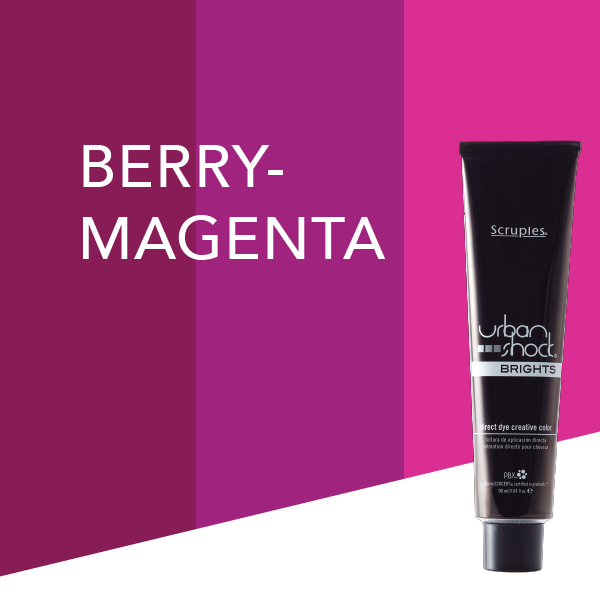 Bottle of Scruples Urban Shock Brights Berry Magenta