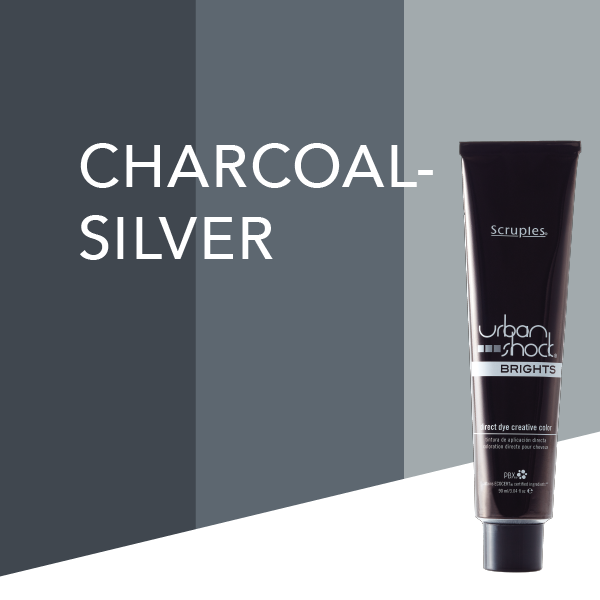 Bottle of Scruples Urban Shock Brights Charcoal Silver