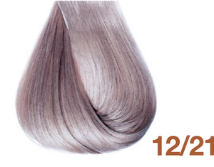 Bottle of BBCOS  Innovations Hair Color 12/21 Super High Lift Violet Ash Blonde
